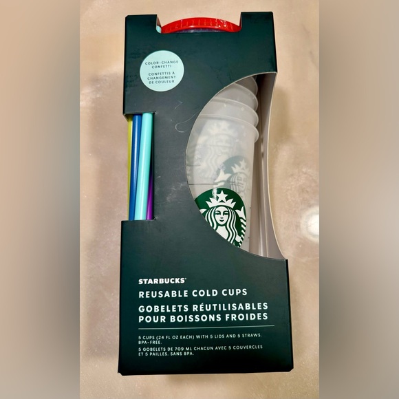 Starbucks Other - Starbucks Reusable Color Changing cups